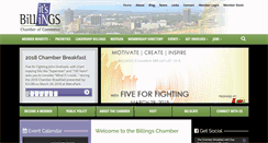 Desktop Screenshot of billingschamber.com