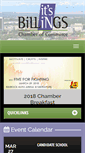 Mobile Screenshot of billingschamber.com
